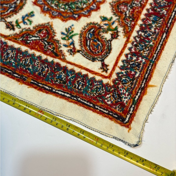 Boho Hand Made Stitched Patel Wall Hanging Art 18” - Picture 4 of 6